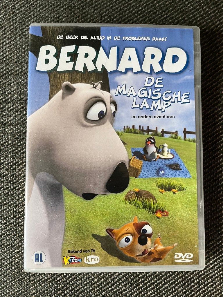 DVD Bernard. (De magische lamp en andere avonturen), Avontuur, Alle leeftijden, Ophalen of Verzenden, Zo goed als nieuw