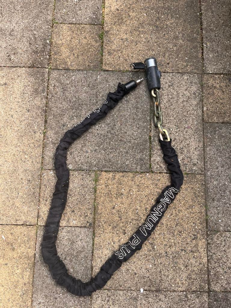 Mega Magnum Plus kettingslot met 1 sleutel, Ophalen, Gebruikt, Kettingslot
