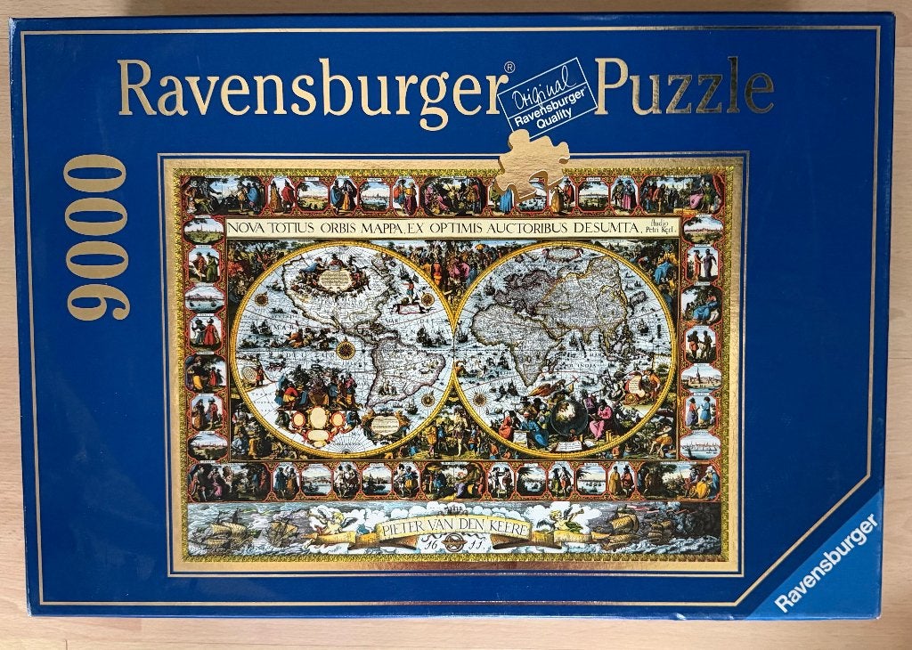 Legpuzzel - Ravensburger 9000 stukjes, Hobby en Vrije tijd, Denksport en Puzzels, Ophalen of Verzenden, Meer dan 1500 stukjes