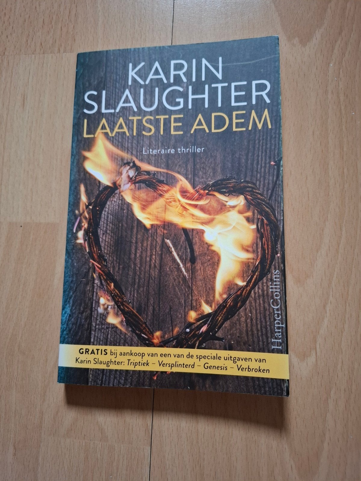 karin Slaughter Laatste adem, Ophalen of Verzenden, Zo goed als nieuw