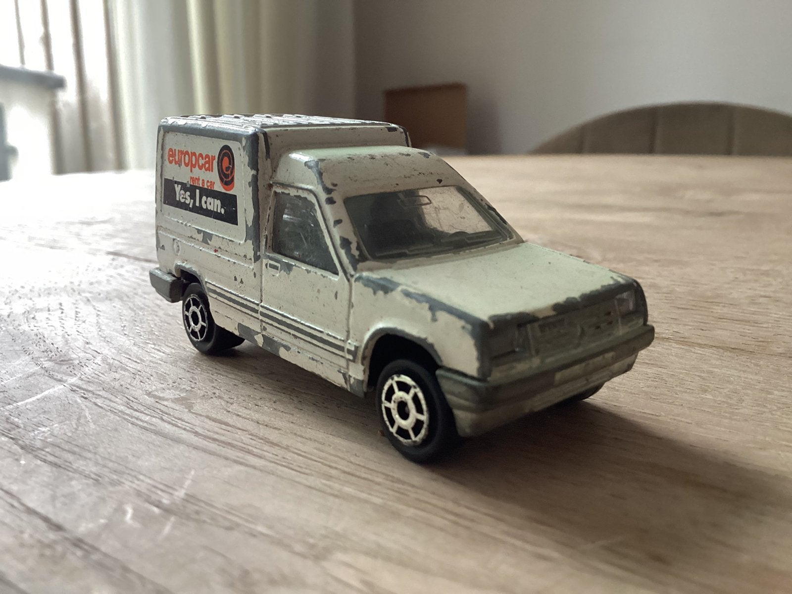 Majorette Renault Express Europcar N233 1:53 – reclame, Ophalen of Verzenden, Gebruikt, Auto