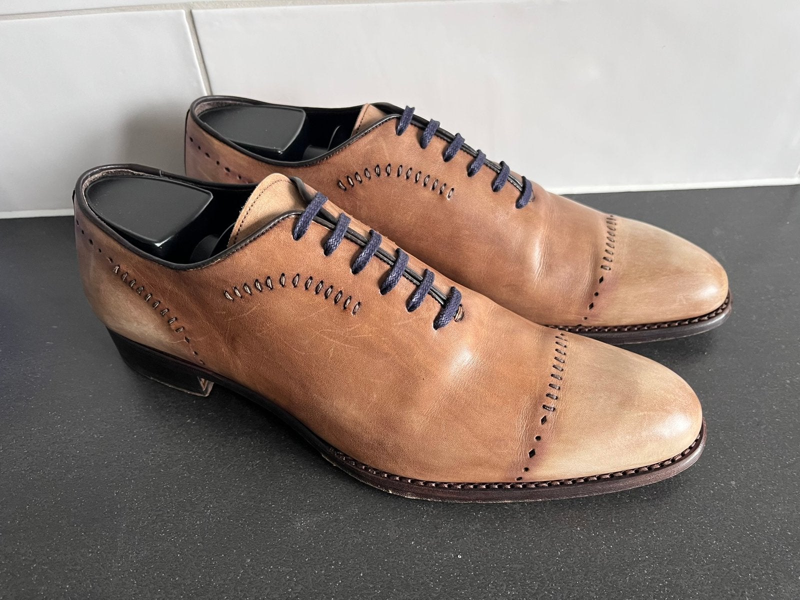 Harris herenschoenen maat 8.5 / 42,5, Overige kleuren, Ophalen of Verzenden, Zo goed als nieuw, Harris