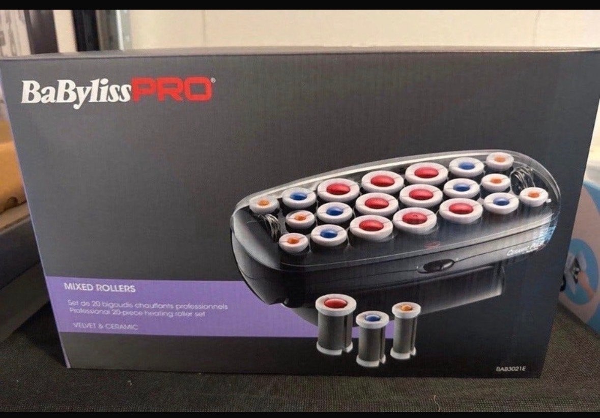 BaByliss PRO Mixed Rollers - Krulset, Ophalen of Verzenden, Gebruikt, Krultang of Stijltang