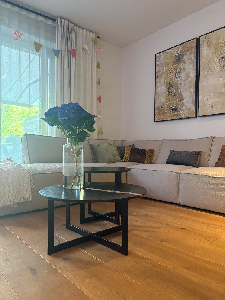 Salontafels rond marmer, Ophalen, Overige materialen, 50 tot 100 cm, Rond