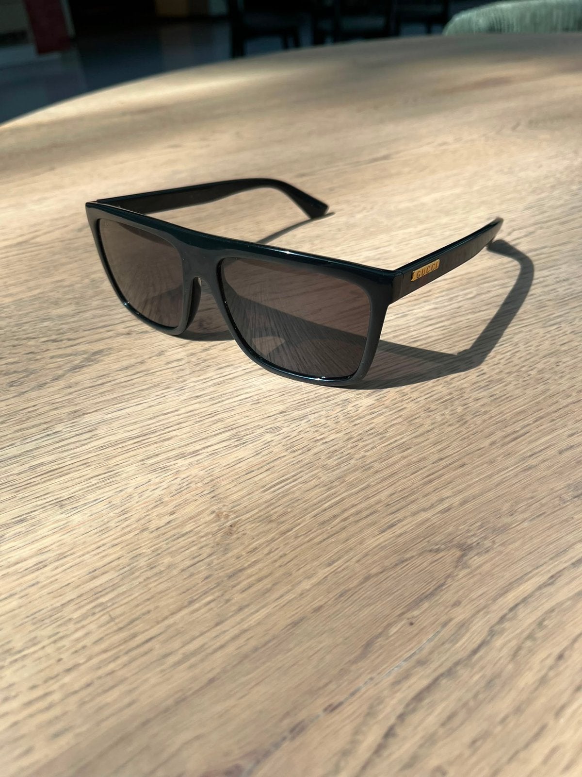 Gucci Zonnebril Zwart met Originele Accessoires, Overige merken, Zonnebril, Zwart, Ophalen of Verzenden