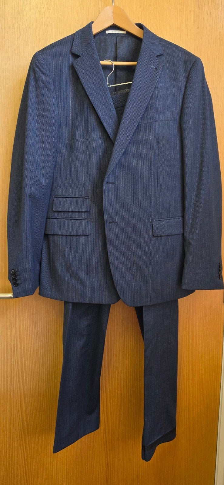 tijdloos kostuum van Gils maat 50 grijs/donkerblauw, Kleding | Heren, Ophalen of Verzenden, Maat 48/50 (M), Grijs, Van Gils
