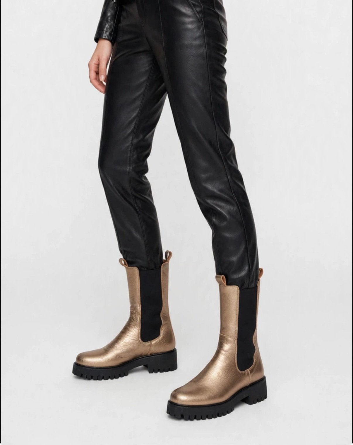 DWRS Gouden/ Brons Chelsea Boots 37, Ophalen of Verzenden, Zo goed als nieuw, Overige kleuren