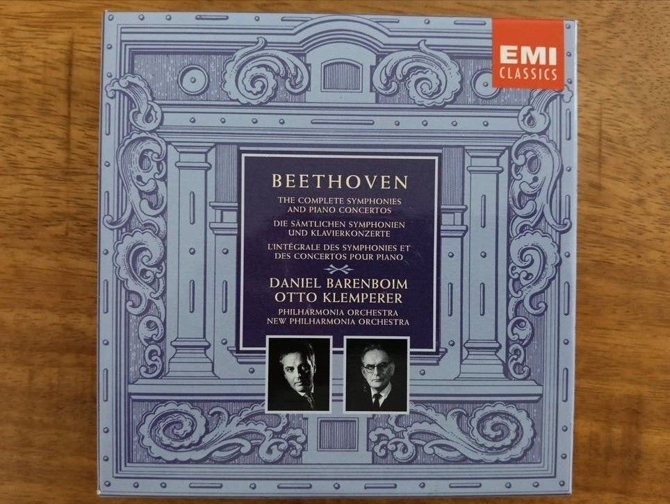 Beethoven: Complete Symphonies Piano Concertos 9CD Barenboim, Inclusief boekje, Boxset, Symfonie, Ophalen of Verzenden