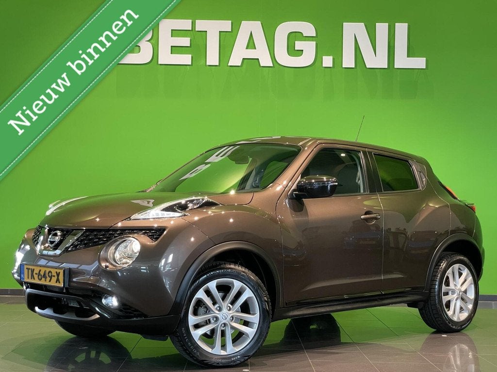 Nissan Juke 1.2 DIG-T S/S N-Connecta | Camera | Bose |, Auto's, Nissan, Voorwielaandrijving, 639 kg, Euro 6, Bruin