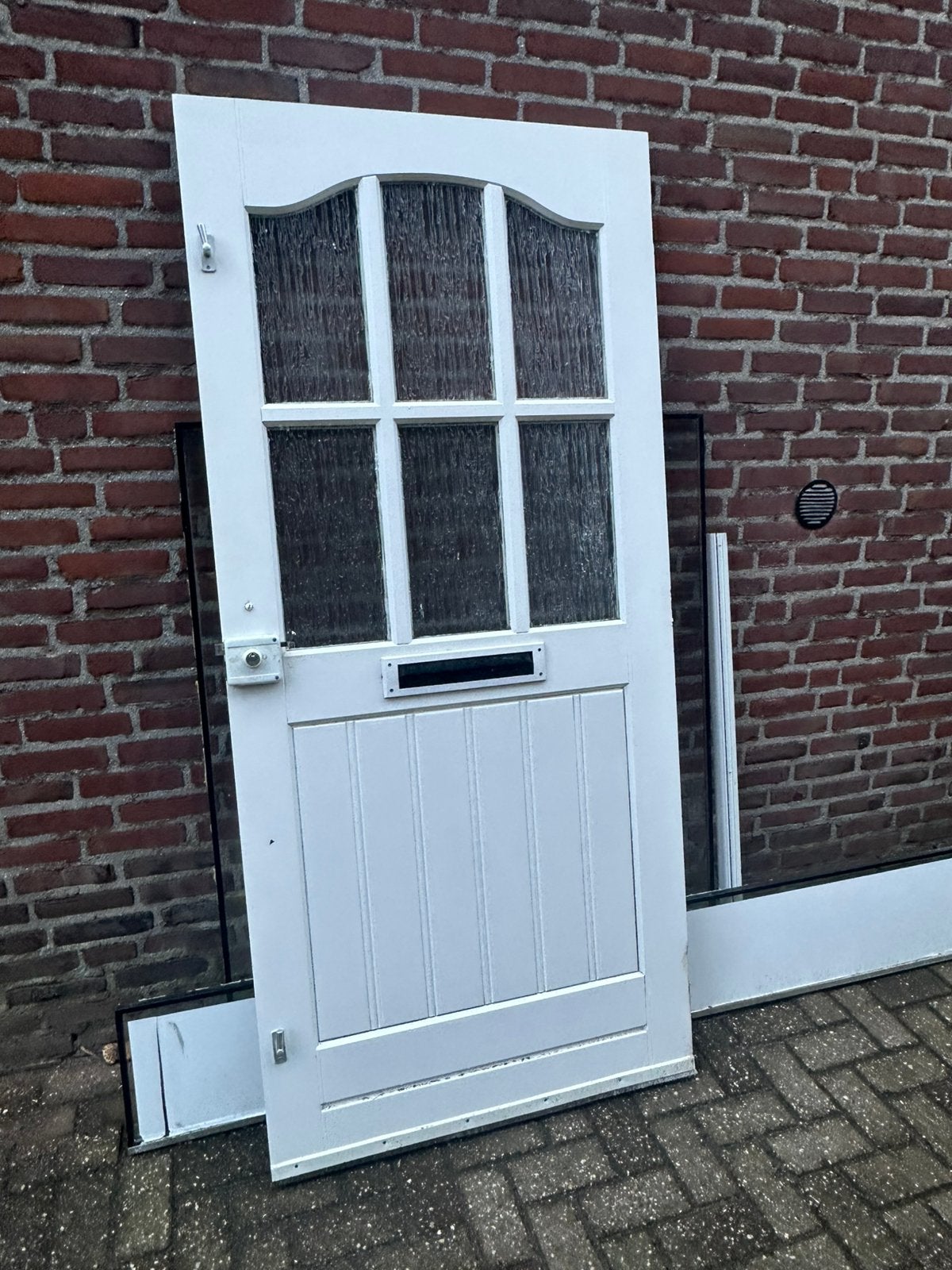 Buiten deuren, Doe-het-zelf en Verbouw, Ophalen, Gebruikt, 80 tot 100 cm, Buitendeur