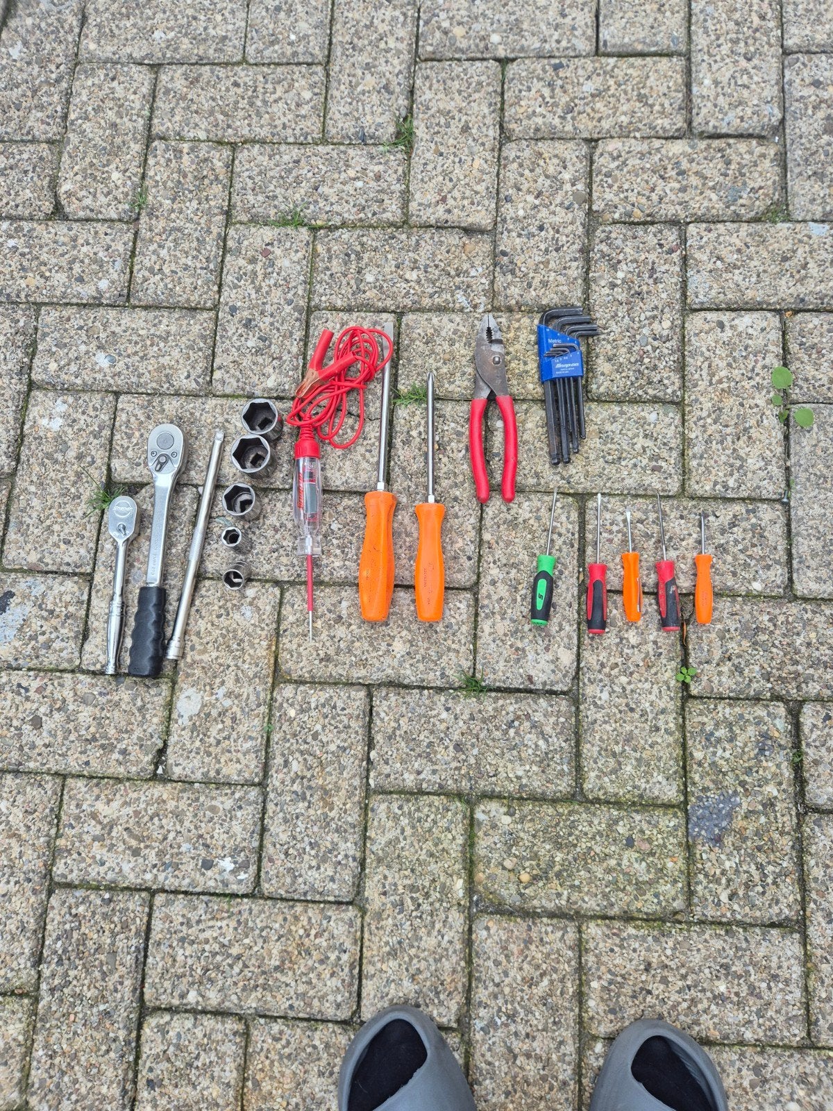 snap-on, Ophalen