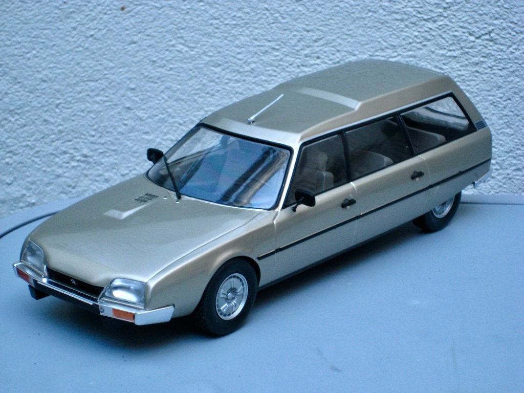 Citroen CX Break familiale beige metallic Model Car Gr. 1:18, Ophalen of Verzenden, Nieuw, Auto, Overige merken