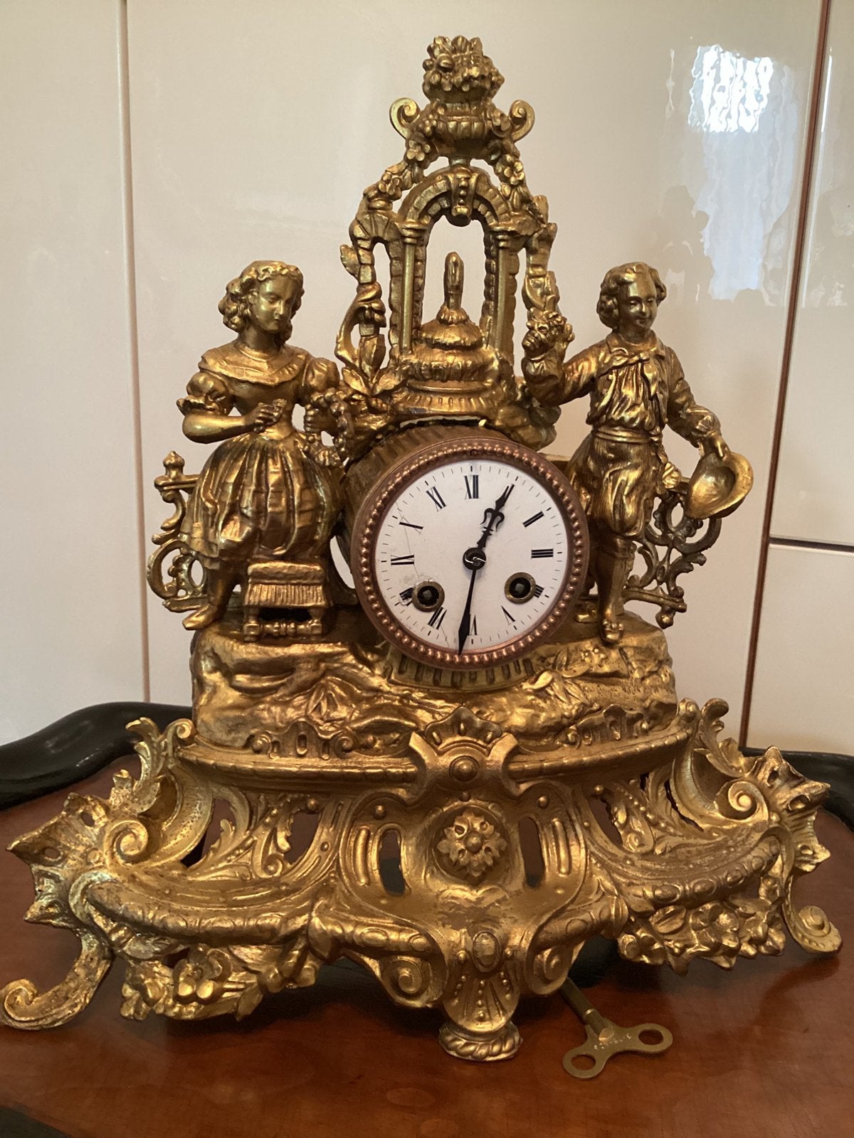 Mooie lieve pendule  of een rieel BOD, Ophalen