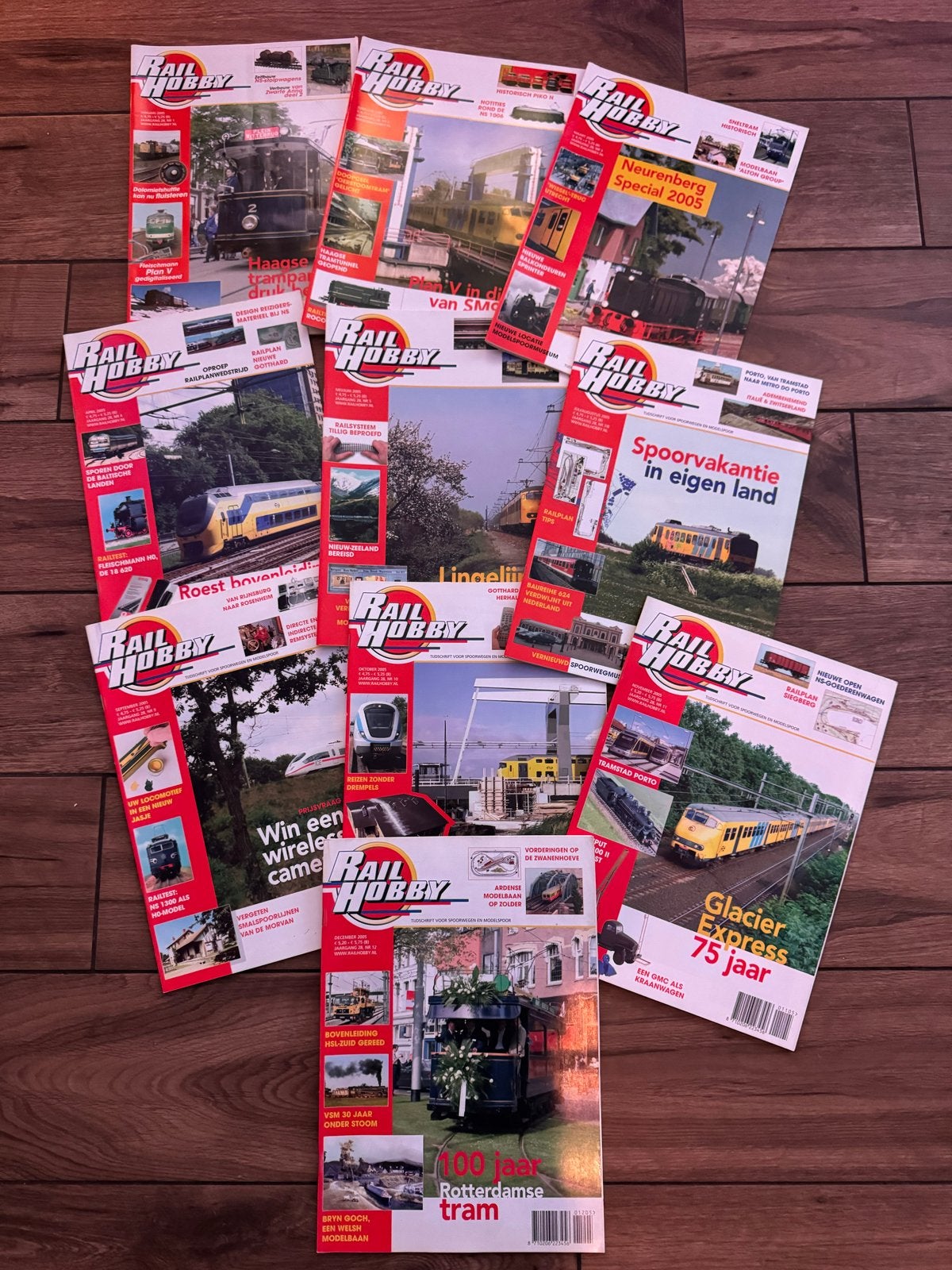 Rail Hobby Tijdschriften - Complete Jaargang 2005, Boeken, Ophalen of Verzenden, Zo goed als nieuw, Overige typen