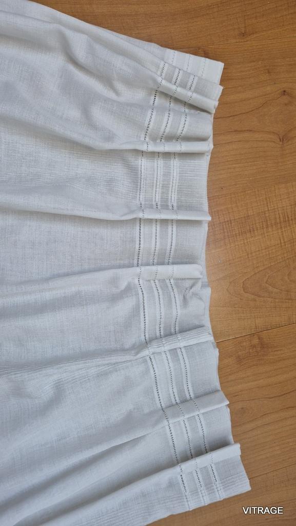 VITRAGE / In between, totaal 230cm Breed / Cremewit, Ophalen, Gebruikt, 200 cm of meer, 200 cm of meer