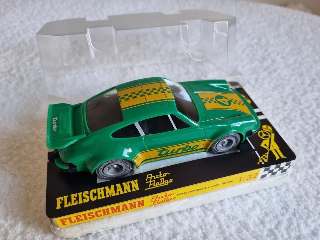 Fleischmann 3225 Porsche 911 Turbo groen, NIEUW met OVP, Verzenden, Nieuw, Elektrisch, Fleischmann