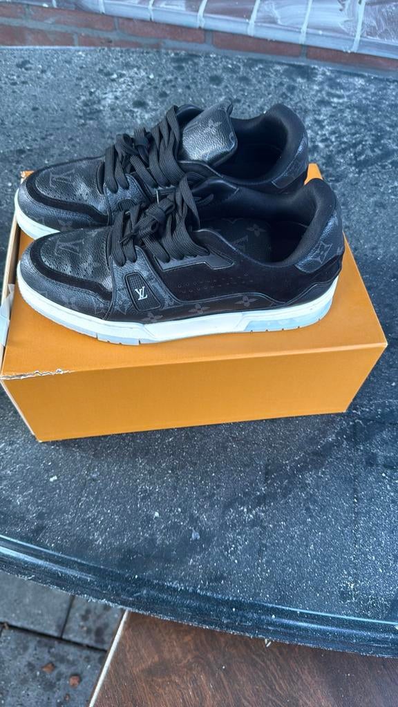 Louis Vuitton LV Trainer Sneaker, Ophalen of Verzenden, Nieuw, Zwart, Sneakers of Gympen