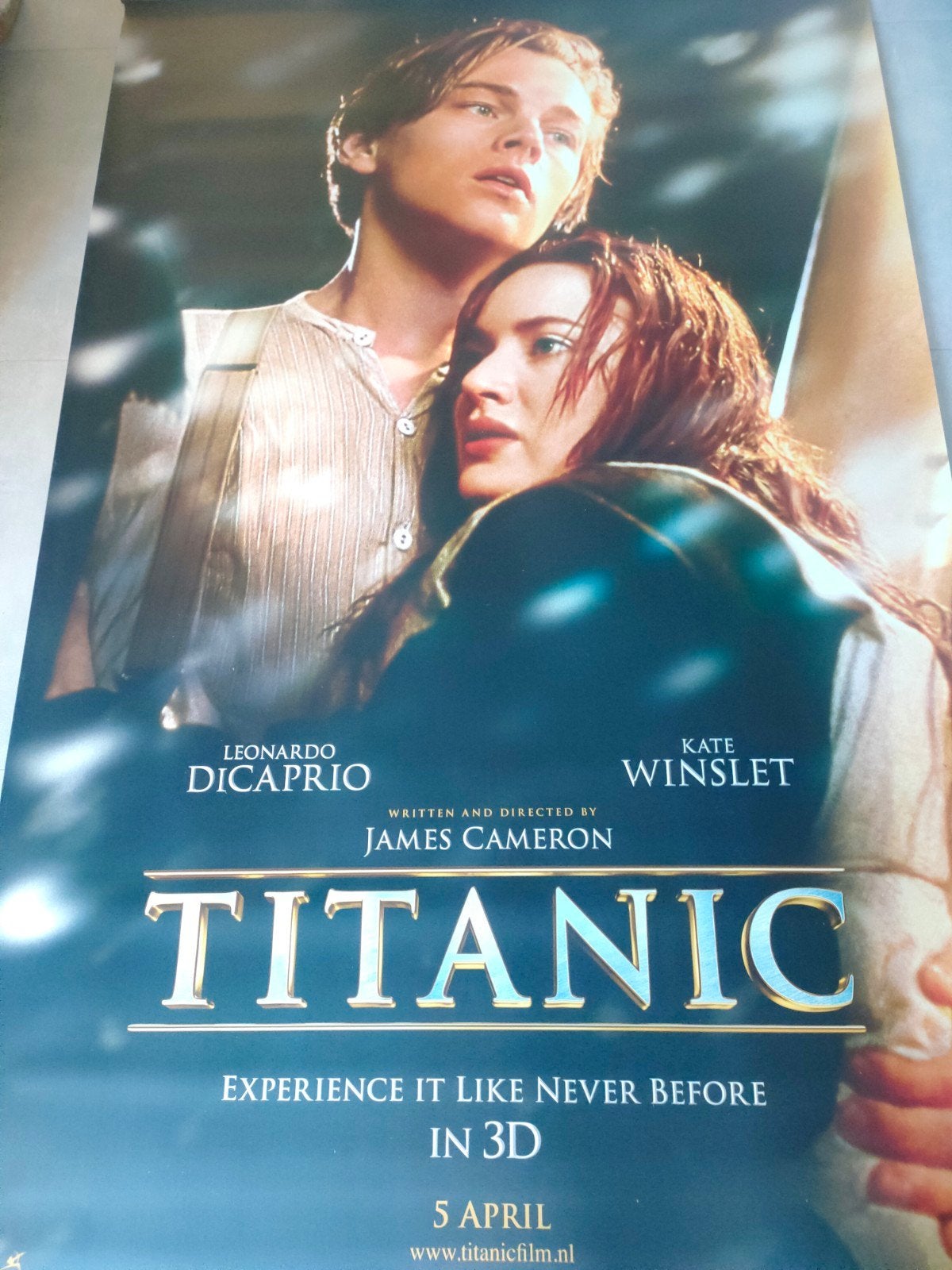 Titanic poster / banner 2,5 meter!, Verzamelen, Ophalen, Zo goed als nieuw, Poster