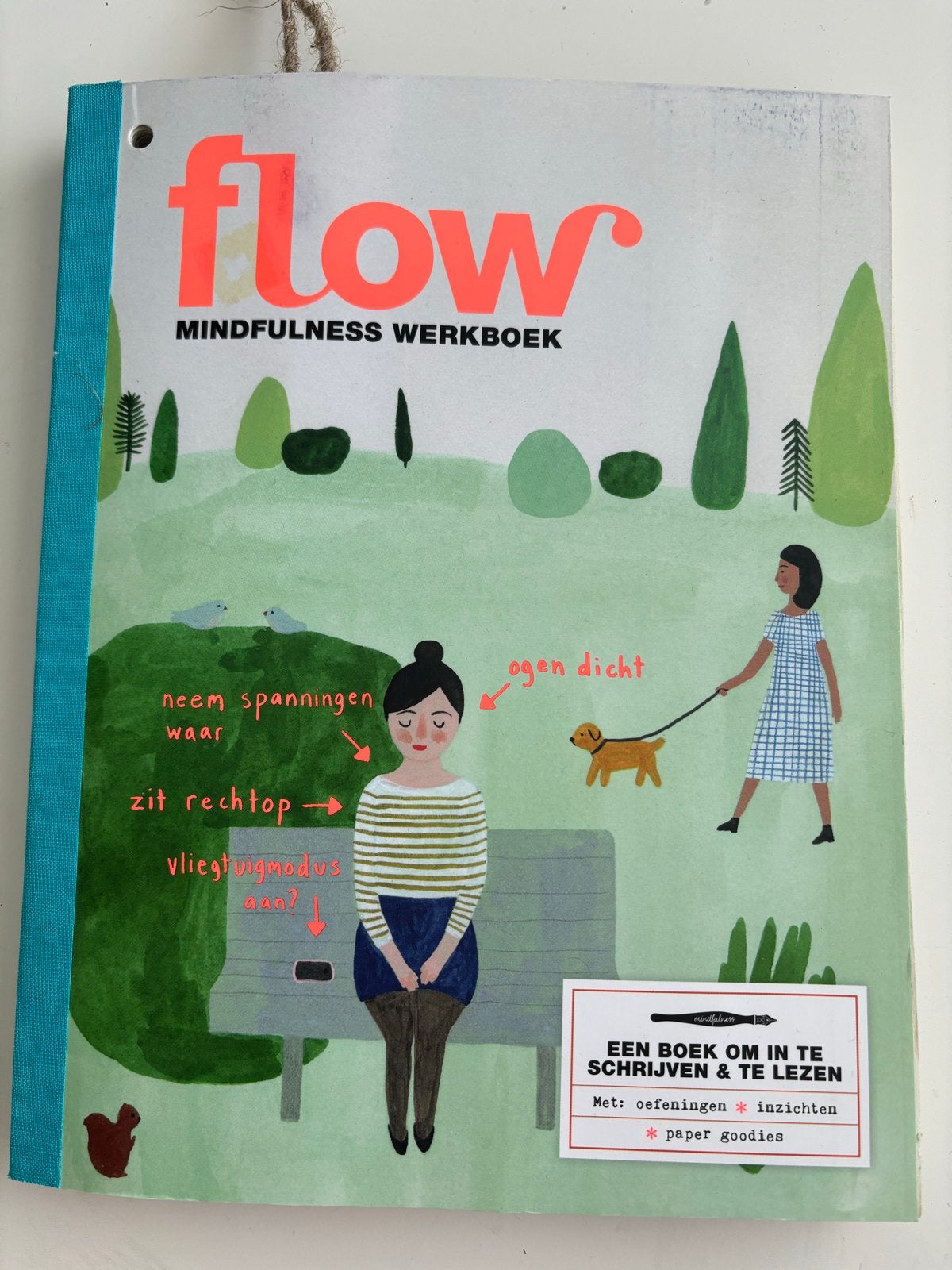 Flow mindfulness werkboek compleet met alle goodies, Boeken, Ophalen of Verzenden, Zo goed als nieuw, Lichaam en Geest