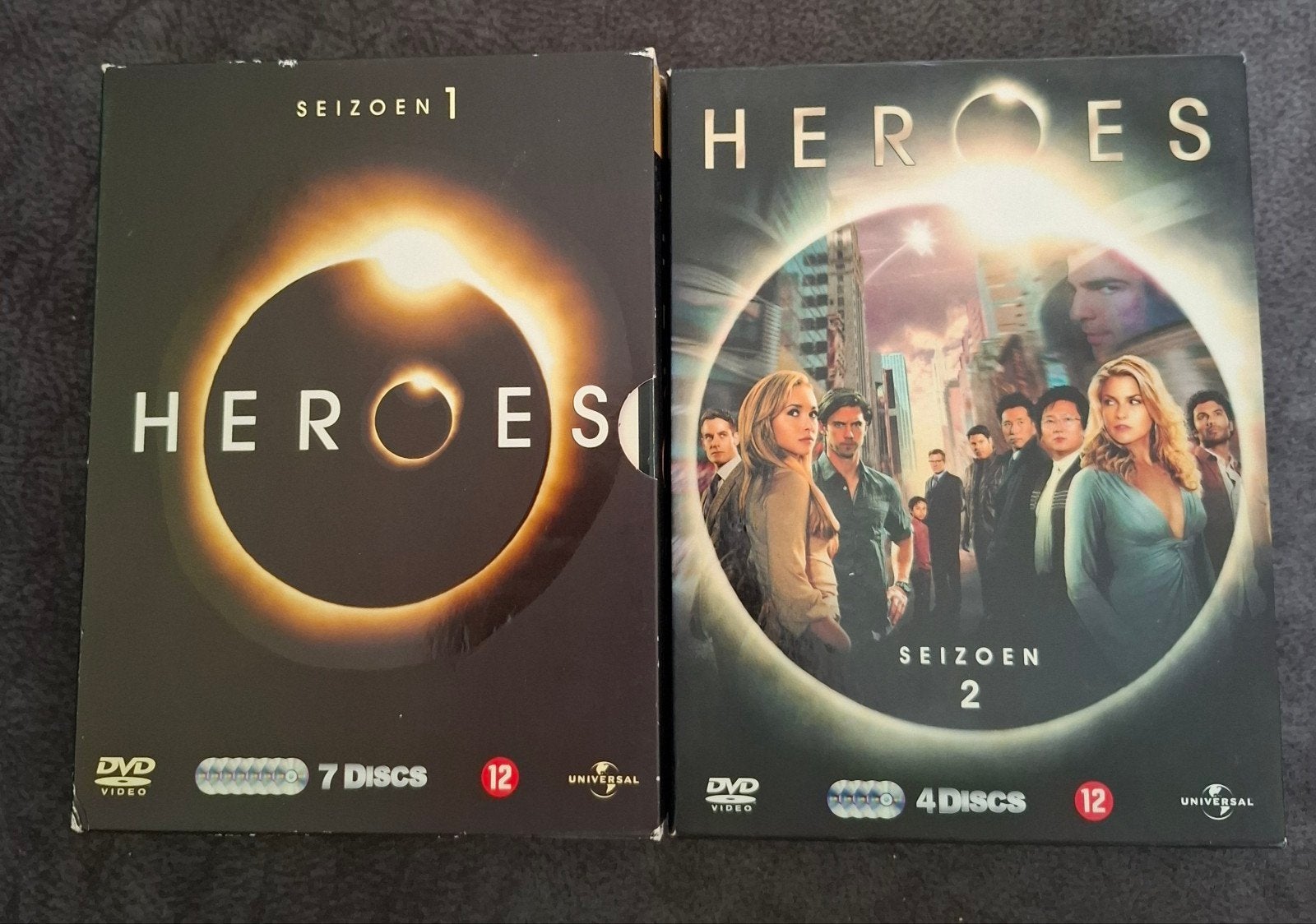 Dvds Heroes seizoen 1&2, Vanaf 12 jaar, Ophalen of Verzenden, Zo goed als nieuw, Komedie