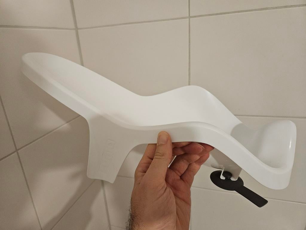 Luma badzitje – wit – goede staat (0-8 maanden, max 9 kg), Ophalen, Gebruikt, Badzitje of Badring, Bébé-jou