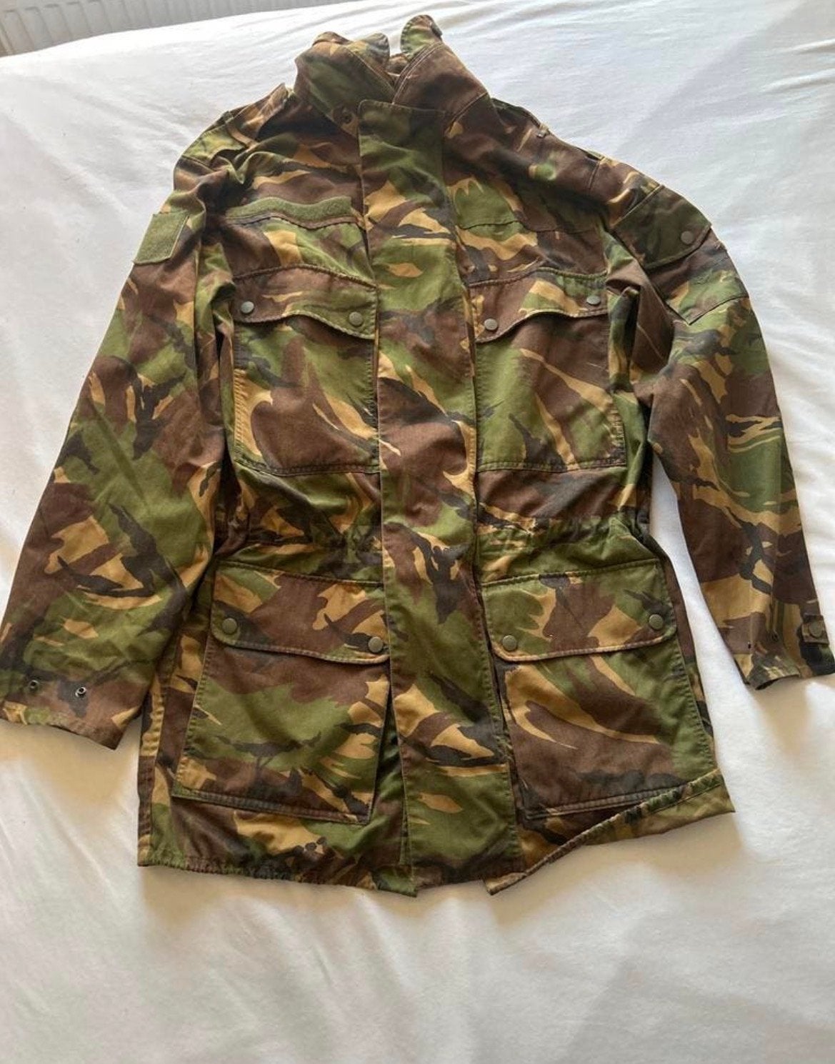Smock Woodland Camouflage Jas - Goede Staat, Ophalen of Verzenden