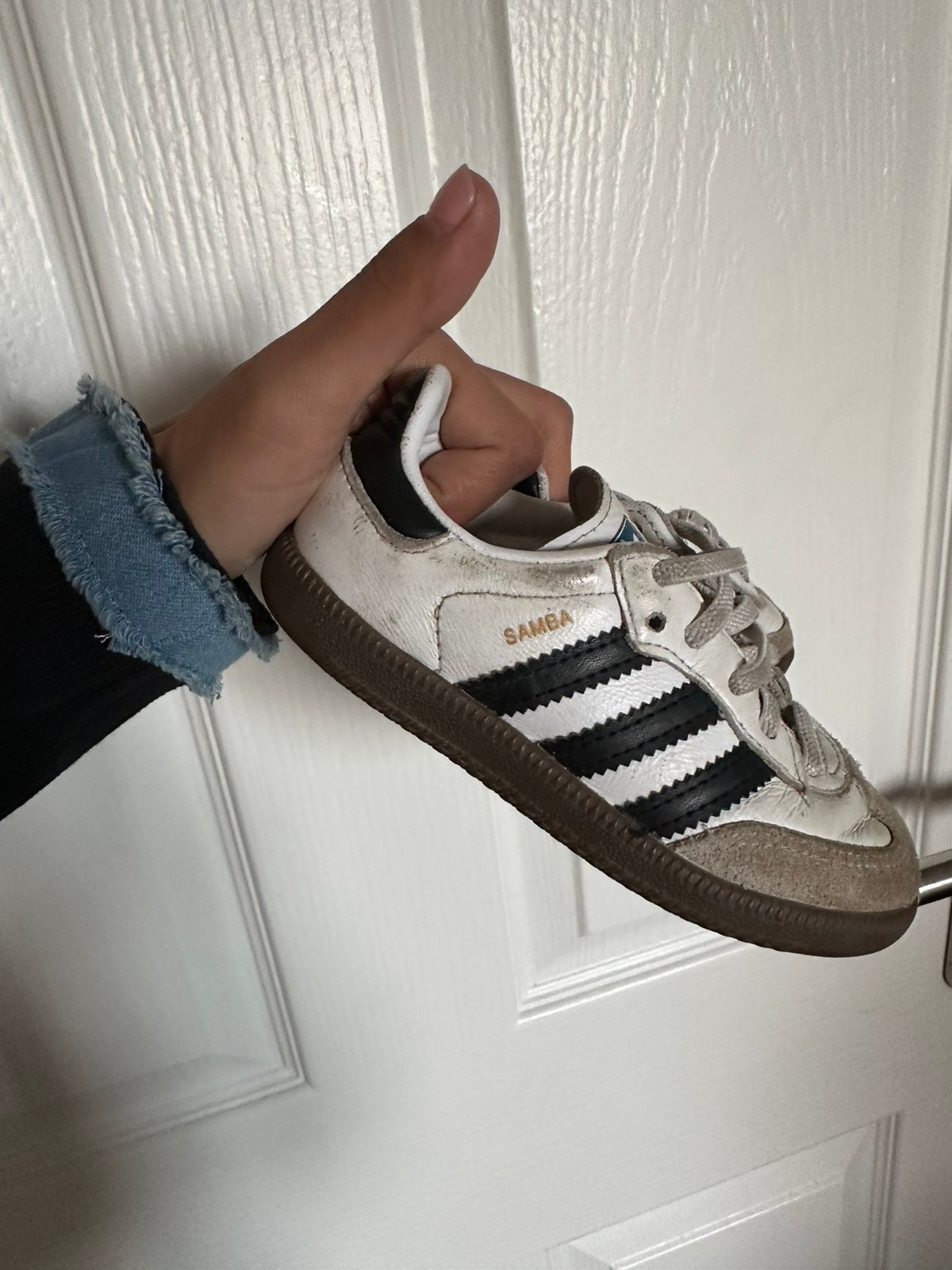 Adidas Samba kids kinderen 24 unisex jongen meisje sneakers, Jongen of Meisje, Schoenen, Ophalen of Verzenden, Zo goed als nieuw