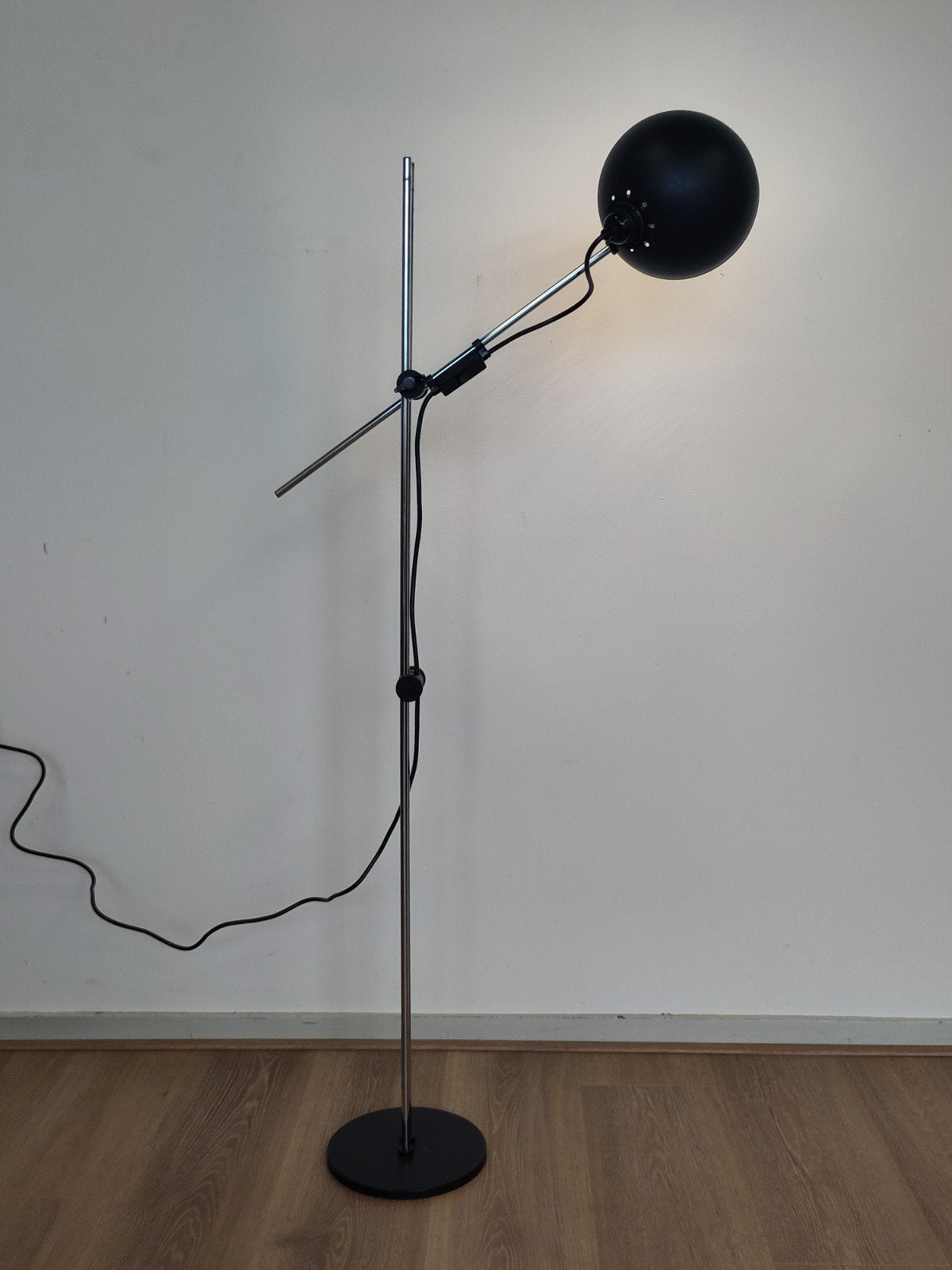 Vintage Italiaanse lamp Gammalux vloerlamp leeslamp, Gebruikt, ., Mid century modern jaren 80 modern Italiaans design, .