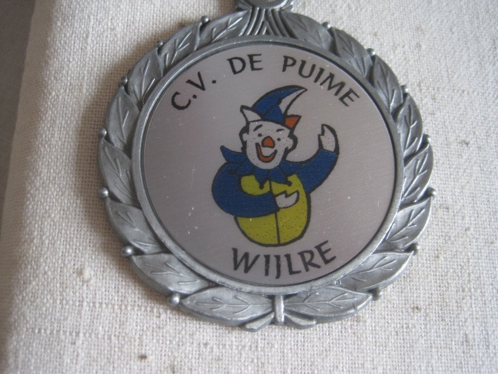carnavals medaille cv de puime wijlre, Ophalen of Verzenden, Overige materialen