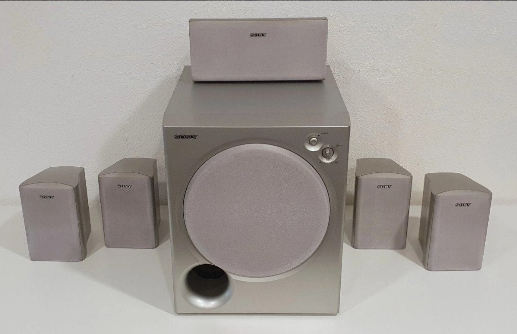Surround set van Sony SA-WMSP76 (100Watt), Ophalen, 70 watt of meer, 5.1-systeem, S