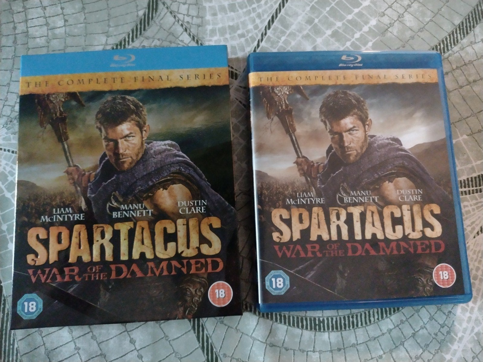 Spartacus war of the damned laatste deel 4 Blu ray box, Ophalen of Verzenden