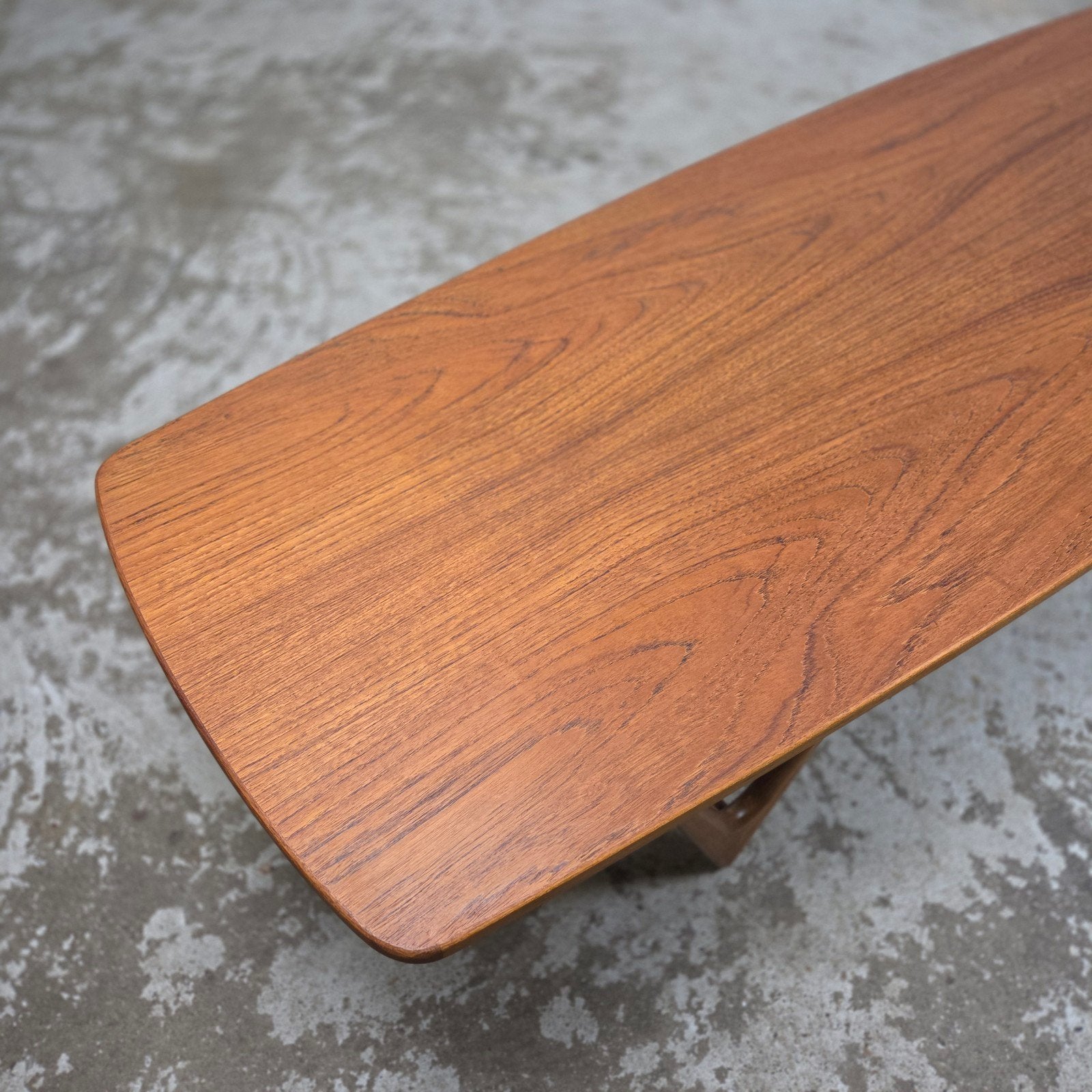 Kurt Østervig, Jason Danmark Surfboard Coffee Table Deens, Ophalen, Scandinavisch, Wegner, van Teeffelen, Eikenhout, 50 tot 100 cm