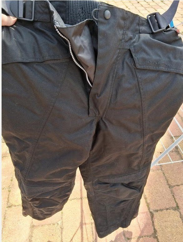 Zwarte Evolution motorbroek voor heren, maat XL, Motoren, Kleding | Motorkleding, Evolution Motorcycling Clothing, Heren, Ophalen of Verzenden