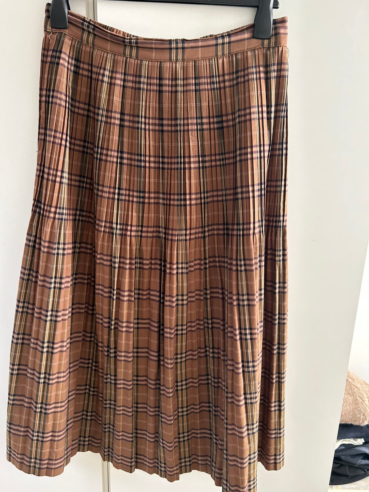 Rok PURDEY nieuw bruin ruit maat XL, Kleding | Dames, Verzenden, Zo goed als nieuw, Bruin, Onder de knie