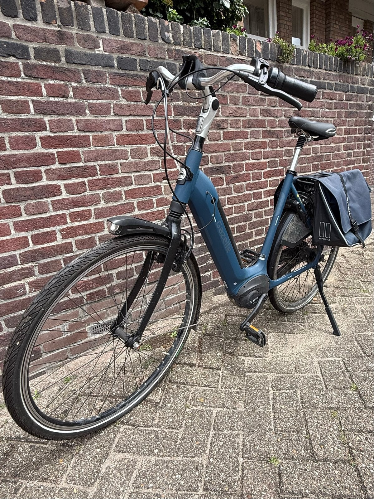 Gazelle Grenoble C8 HMB Dli57 N8 elektrische fiets, Ophalen, Gebruikt, 50 km per accu of meer, 55 tot 59 cm