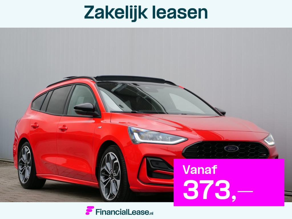 Ford Focus Wagon 1.0 EcoBoost Hybrid ST Line X 155 Pk Automa, Stof, Gebruikt, 155 pk, 19 km/l