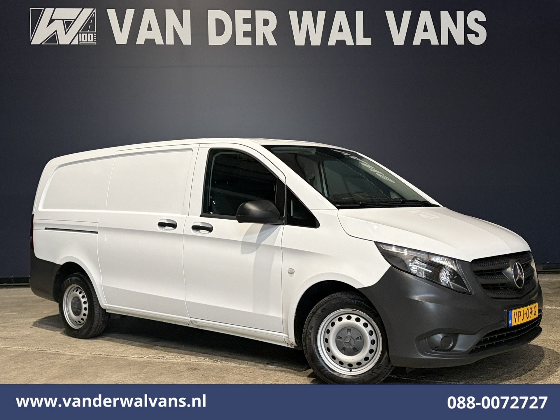Mercedes-Benz Vito 110 CDI L2H1 Euro6 Airco | Camera | Navig, Gebruikt, 4 cilinders, 2000 kg, Wit