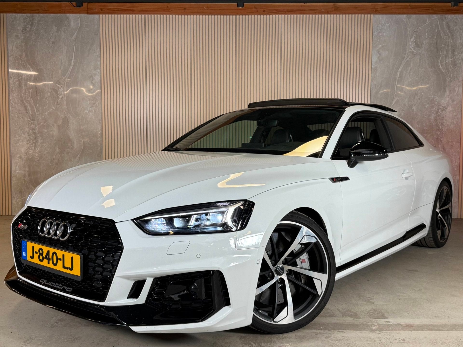 Audi RS5 2.9 TFSI Quattro Full Pano Keramisch HUD B&O Keyles, Auto's, Automaat, Gebruikt, 4 stoelen, RS5