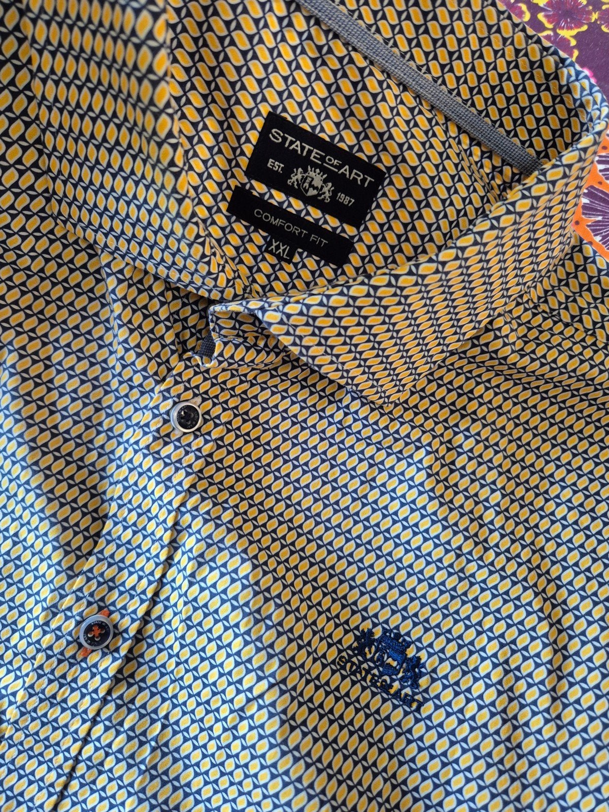 State of Art blouse overhemd prints Maat XXL, State of Art, Overhemd, Overige kleuren, .