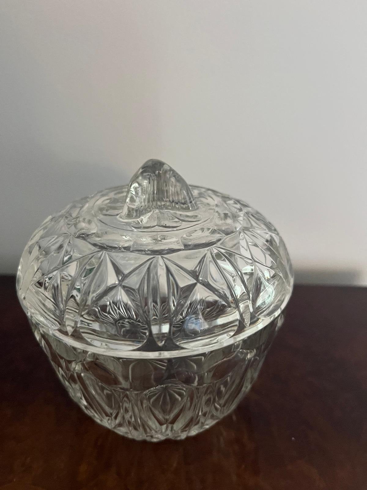 Glazen Bonbonnière met Deksel - Kristal Look, Ophalen