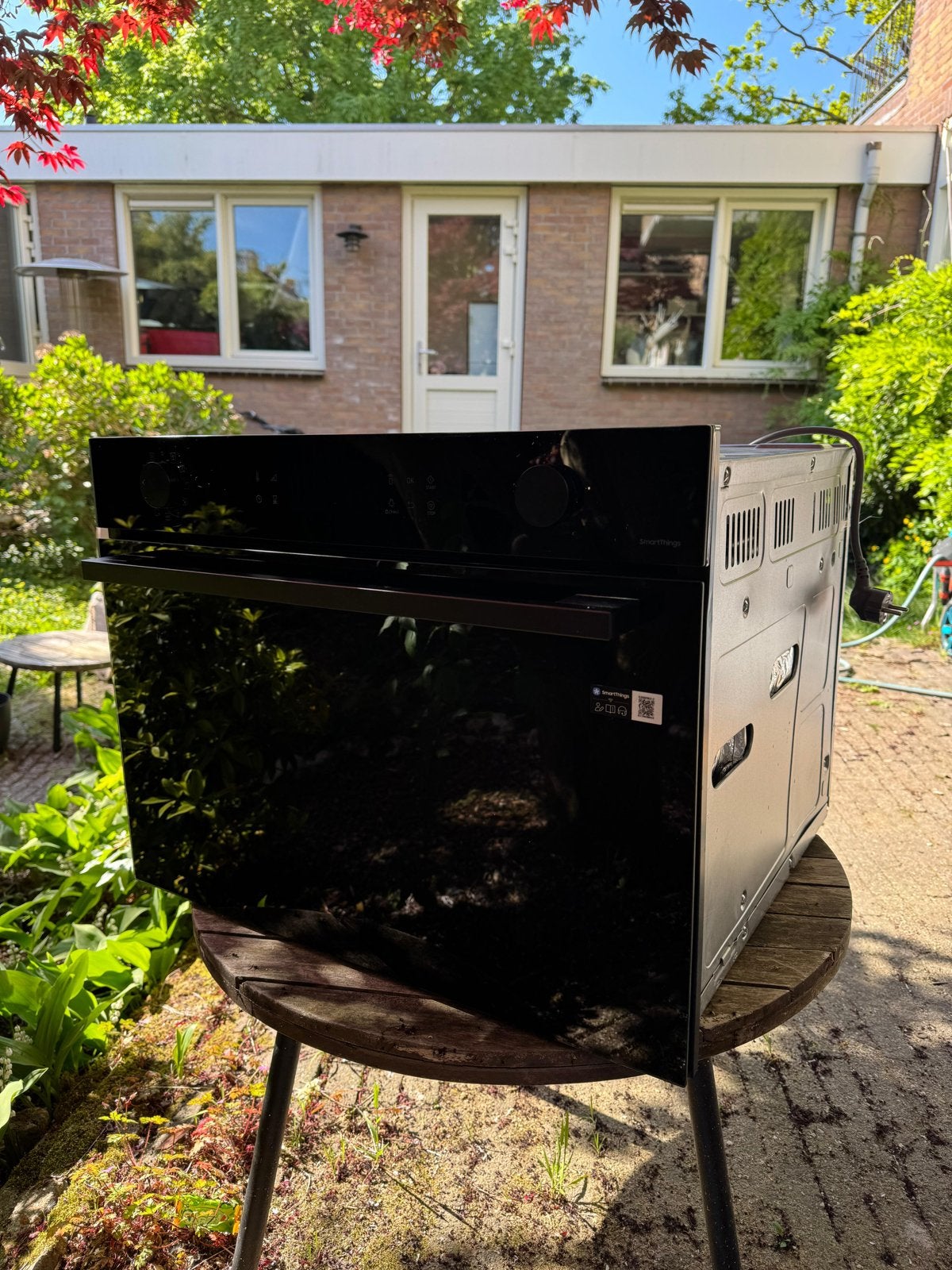 SAMSUNG NQ5B4553FBK Inbouw Combimagnetron 45 cm, Witgoed en Apparatuur, Ovens, Ophalen, 45 tot 50 cm, Inbouw, Magnetronfunctie