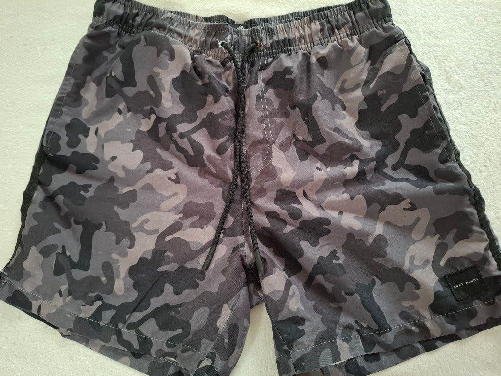 KORTE (ZWEM)BROEK, LOST MINDS, MET BINNENBROEK, MAAT M, Kleding | Heren, Ophalen of Verzenden, Gedragen, Blauw