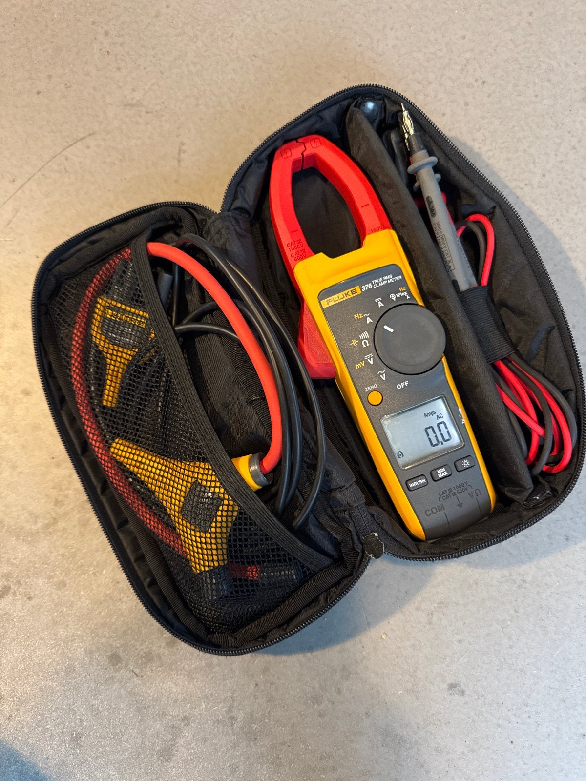 Fluke 376 Clampmeter met iFlex i2500-18 True RMS nieuwstaat, Ophalen of Verzenden, Zo goed als nieuw, Multimeter