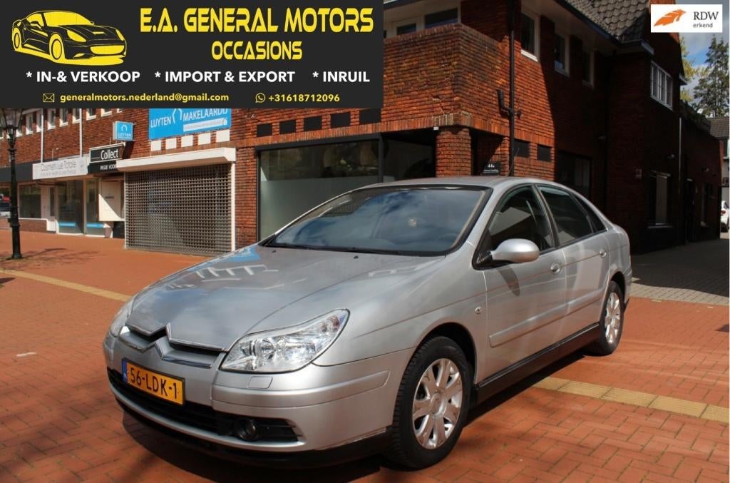 Citroën C5 2.0 Ligne Business AUTOMAAT 2006 | New Service, Euro 5, Stof, Zwart, 4 cilinders