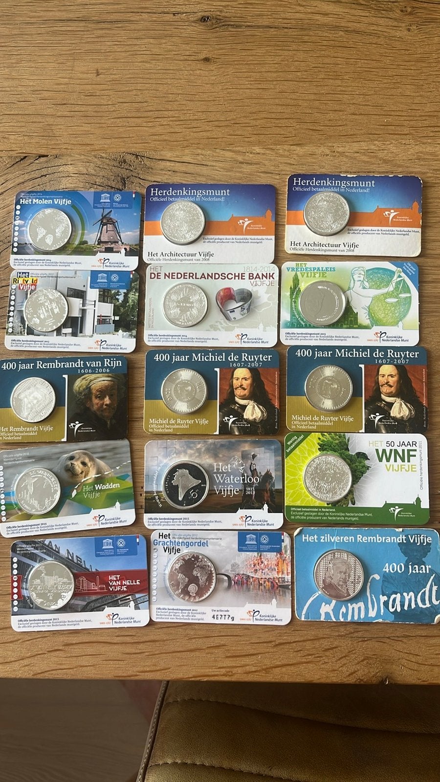 Verzameling Herdenkingsmunten Nederland, Postzegels en Munten, Munten | Nederland, Ophalen of Verzenden, Koningin Juliana, 5 gulden