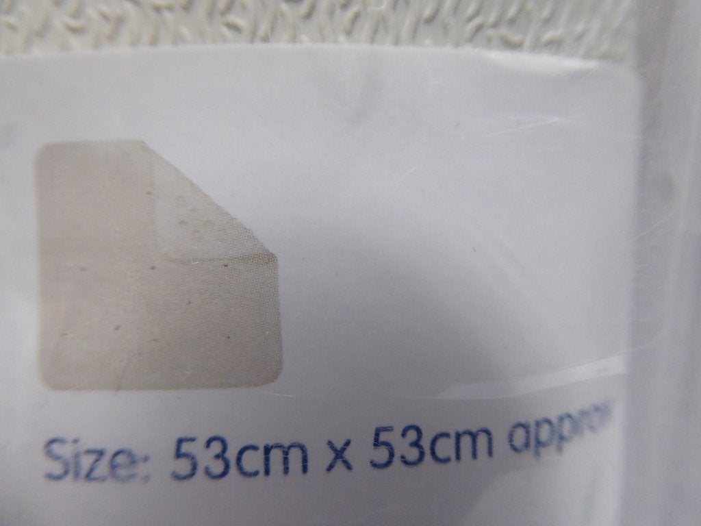 Croydex badmat, bekleed, 53 x 53 cm, wit, Ophalen of Verzenden, Nieuw, Wit, Badmat