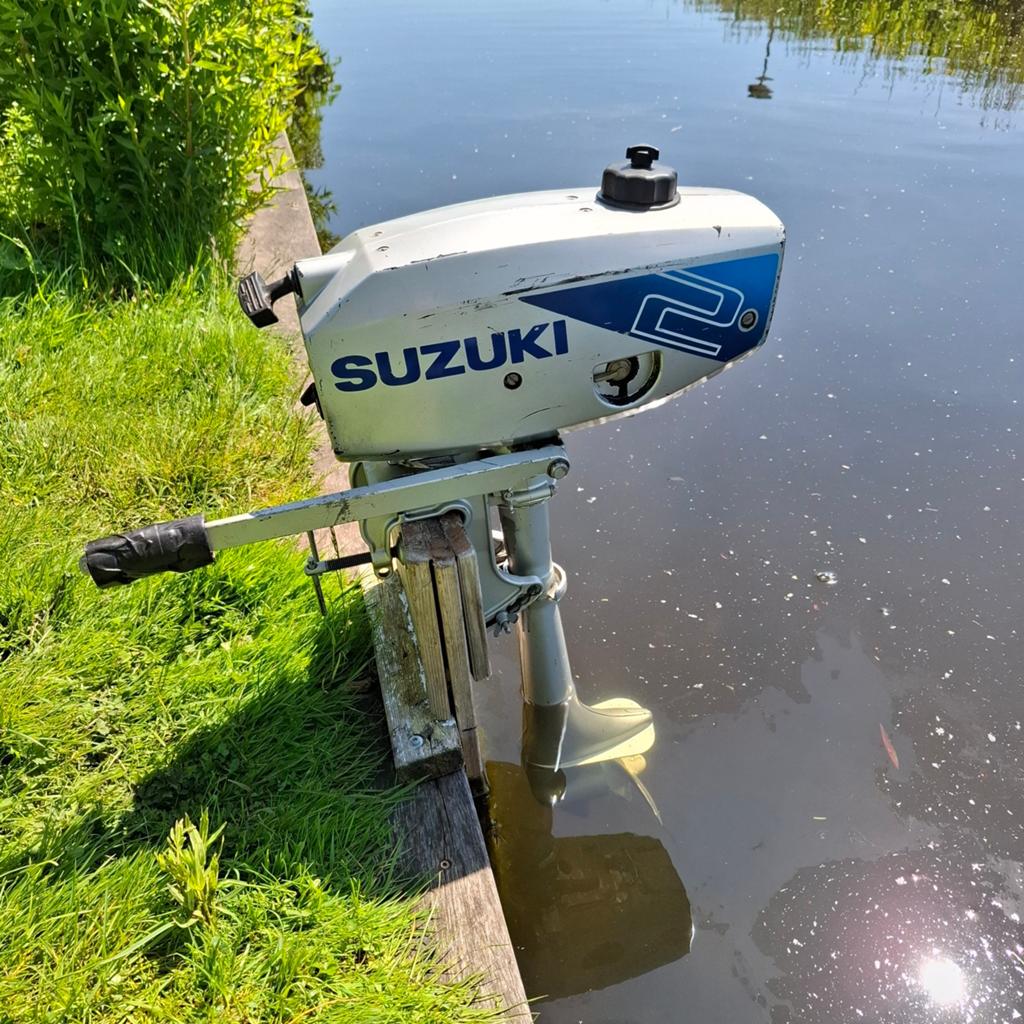 Suzuki 2 pk buitenboordmotor, 2-takt, perfecte staat, Ophalen, Benzine, Minder dan 5 pk