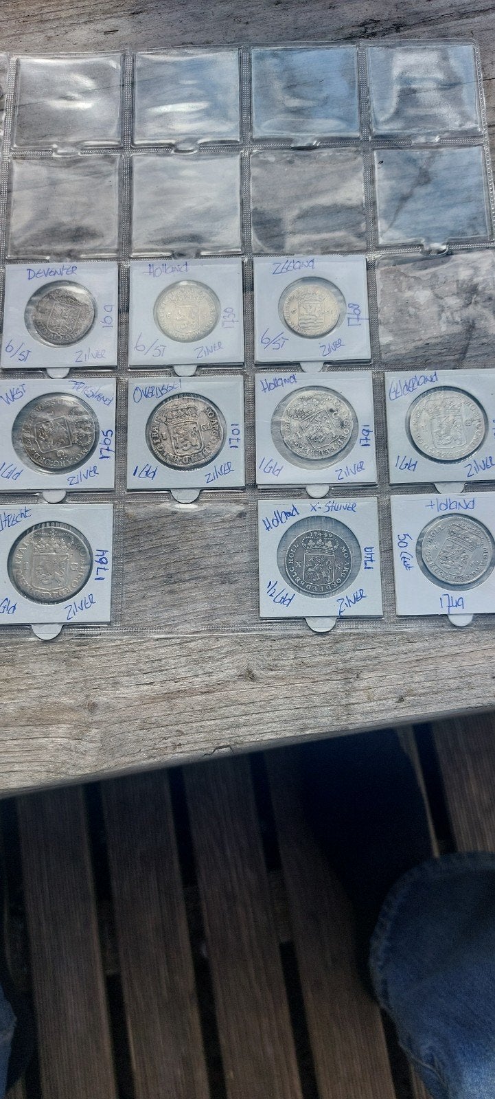 Collectie Provinciale Zilveren Munten (17e-18e eeuw), Postzegels en Munten, Munten | Nederland, Vóór koninkrijk, Setje, Zilver