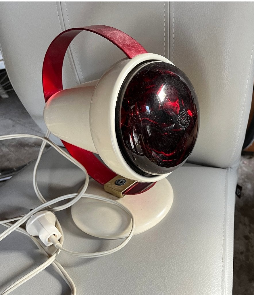 Vintage Philips Warmtelamp Infrarood Design, Ophalen, Gebruikt, Overige typen