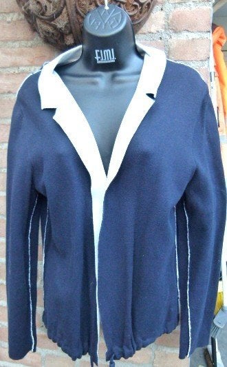 ANNA BLUE VEST MT L, Kleding | Dames, Ophalen of Verzenden, Zo goed als nieuw, Maat 42/44 (L), Blauw
